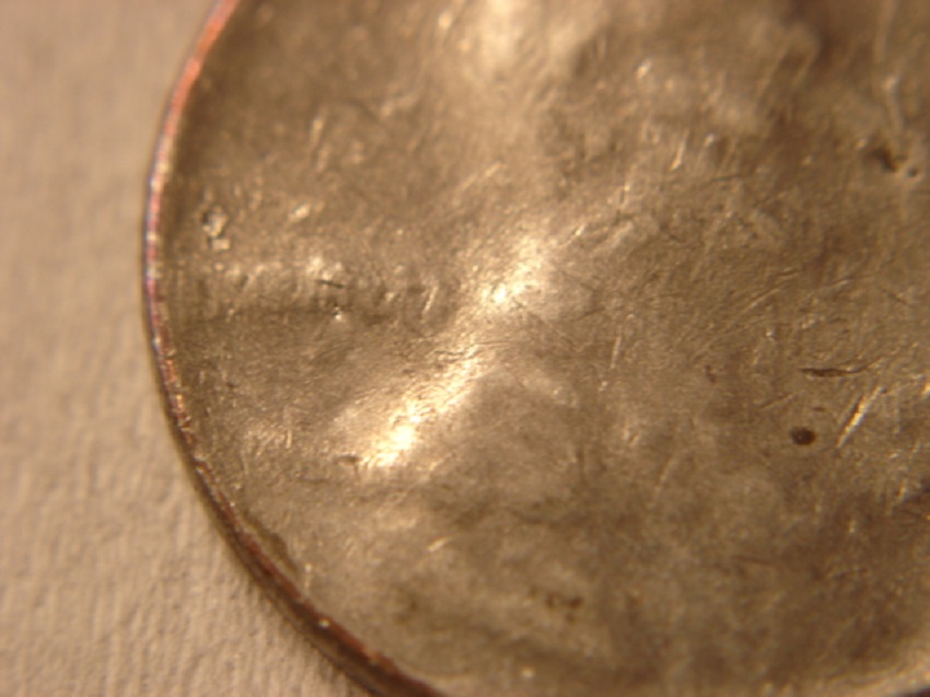 Copper-Lincoln-Memorial-Cent--Capped-Die-Error---Missing-Copper-Obv?